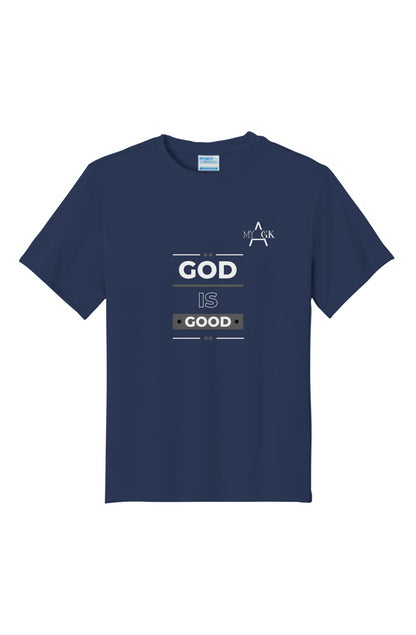 God Is Good Youth Performance Tee