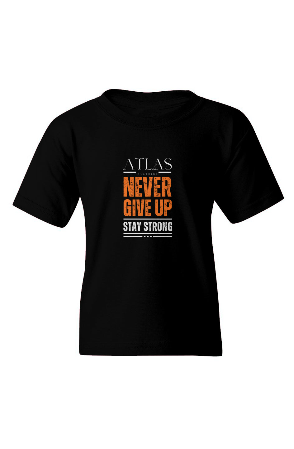 Never Give Up Heavy Cotton Youth T-Shirt