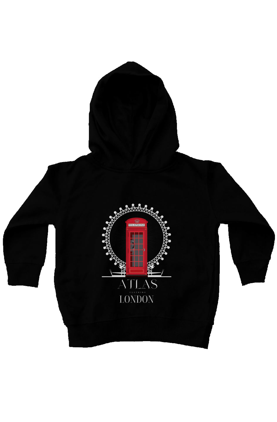 London kids fleece pullover hoodie