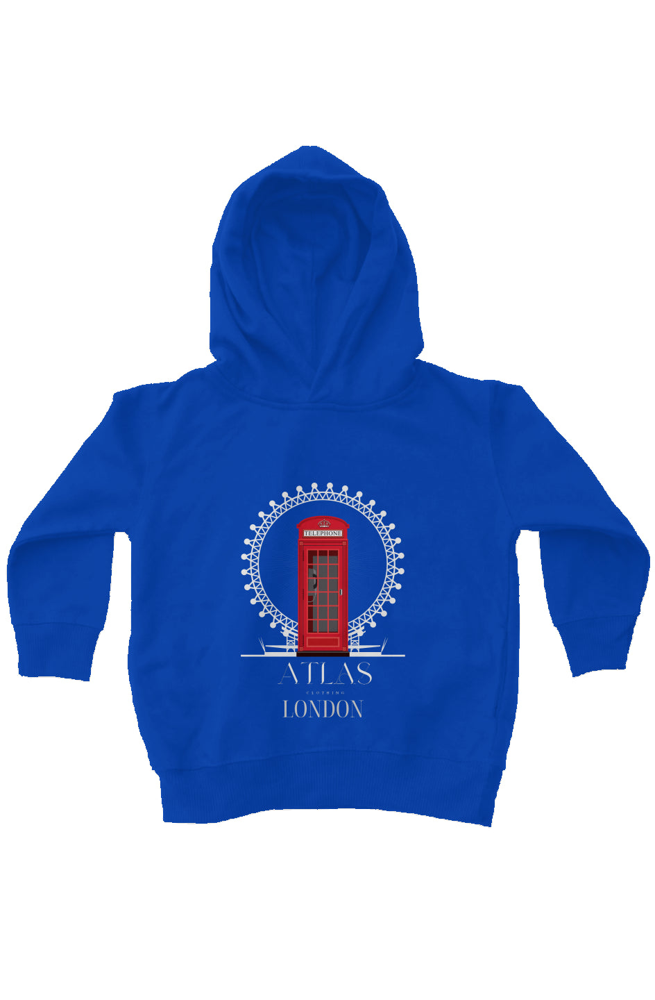 London kids fleece pullover hoodie