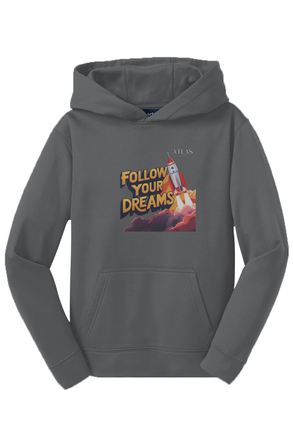 Follow Your Dreams Fleece Hooded Pullover